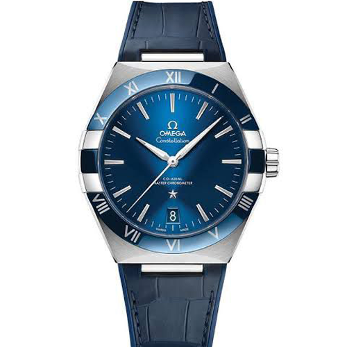 Luxury watch constellation co axial master chronometer 41 mm Blue