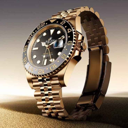 Luxury Watch GMT-Master 2 Yellow Gold Mens Watch