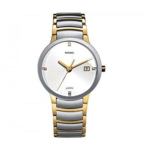 Royal Watch Centrix Gold Silver White Dial 1455 Men