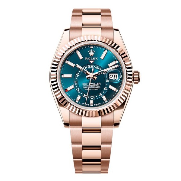 Luxury Watch SKY-Dweller Oyster Blue-green