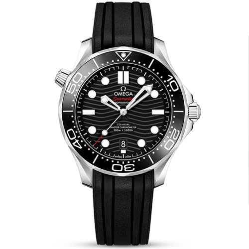 Designer Watch Seamaster Black Dial Strap Watch