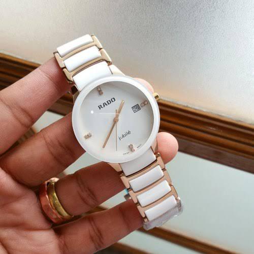 LUXURY WATCH CENTRIX FULL WHITE WITH GOLDEN