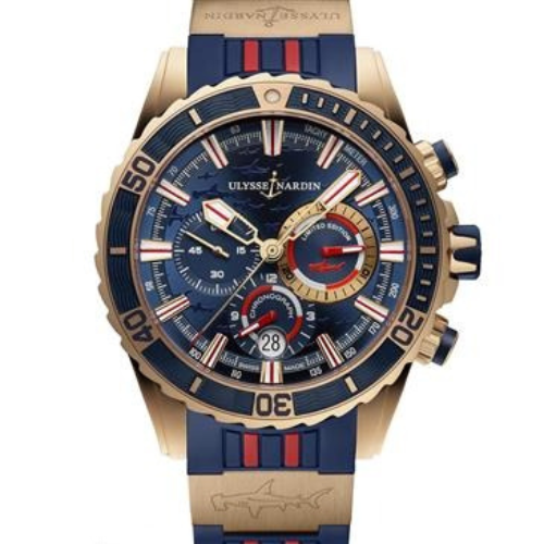 Branded  Diver Chronograph Hammerhead Shark Blue