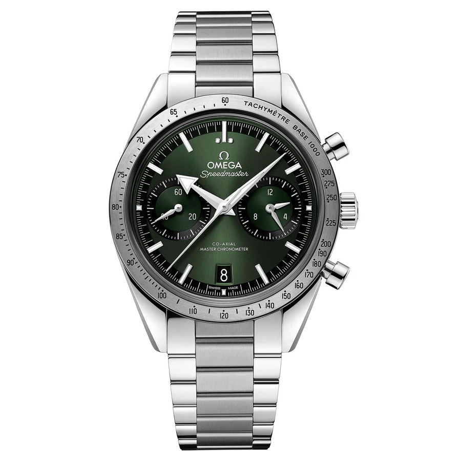 Luxury Watch Speedmaster Co Axial Master Chronograph 40.5 Mm Green