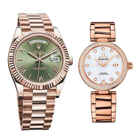 Luxury Watch Rosegold Wow Couple