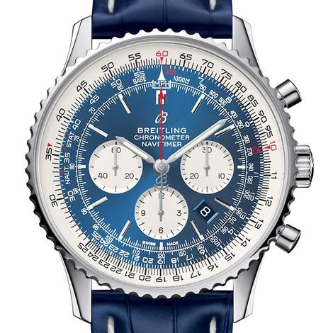 Designer Watch Stylish Navitimer Blue 7699