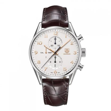 Branded Watch Carrera Calibre 1887 Date And Chronograph Men